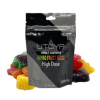 Utoya Delta 8 Gummy Fruit Slices 500mg 5ct