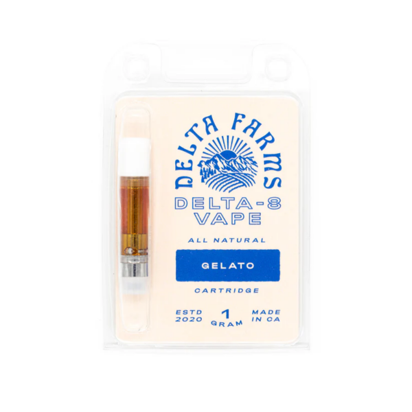 Delta Farms Delta 8 Vape Cartridge Gelato 1ml