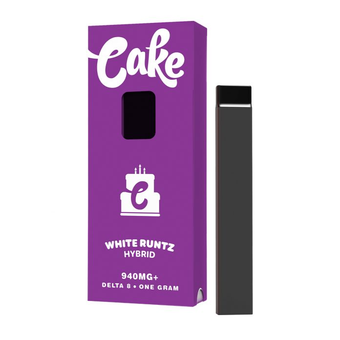 Cake Delta 8 Vape Pen White Runtz | Dr.Ganja