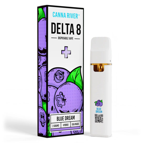 Canna River Delta 8 Disposable Vape Pen Blue Dream 2g