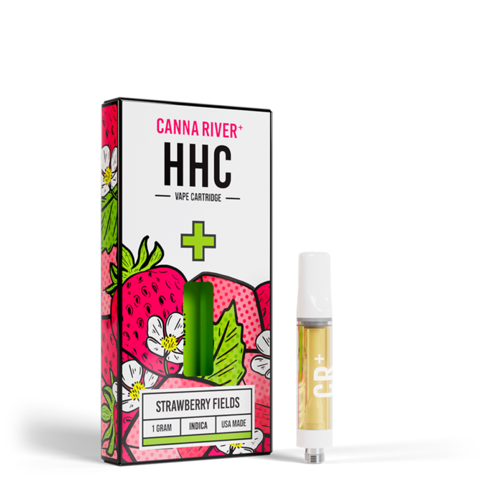 Canna River HHC Vape Cartridge Strawberry Fields 1g - Dr.Ganja