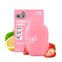 CBDfx Broad Spectrum CBD Disposable Vape Pen Strawberry Lemonade 5ml