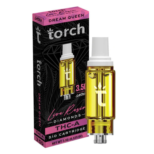 Torch Live Resin THCA Diamond Cartridge Dream Queen 3.5g