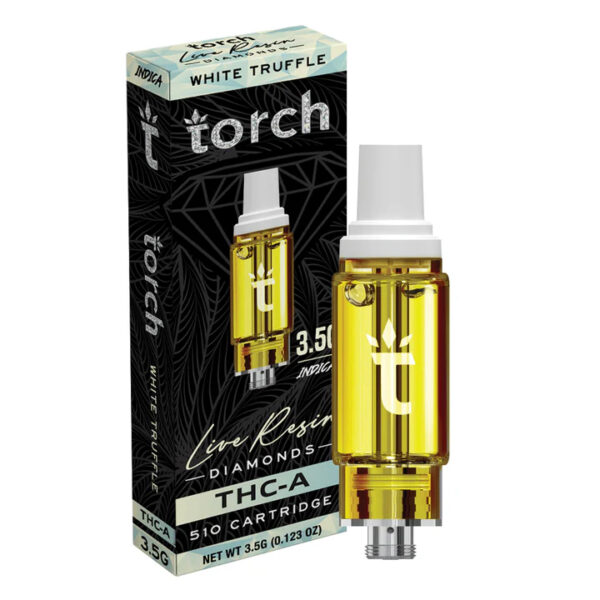Torch Live Resin THCA Diamond Cartridge White Truffle 3.5g