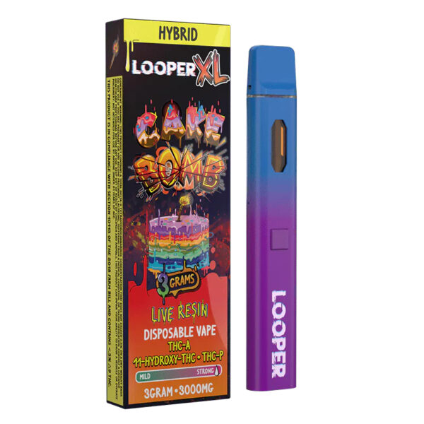 Looper XL Live Resin Disposable Cake Bomb 3g