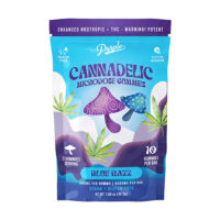 Purple Cannadelic Microdose Gummies Blue Razz 6000mg 10ct