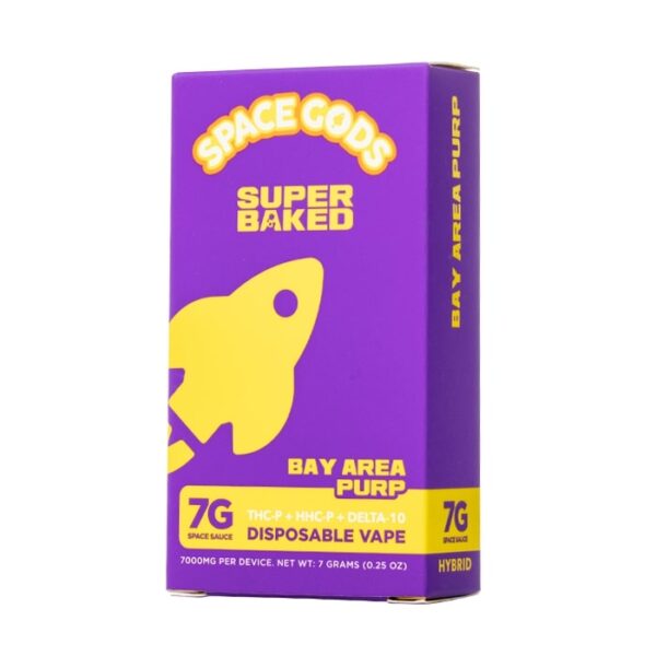 Space Gods Super Baked Disposable Bay Area Purp 7g