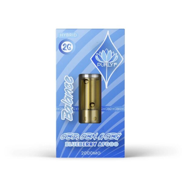 Purlyf Targeted CBD Cartridge Blueberry Afgoo 2g